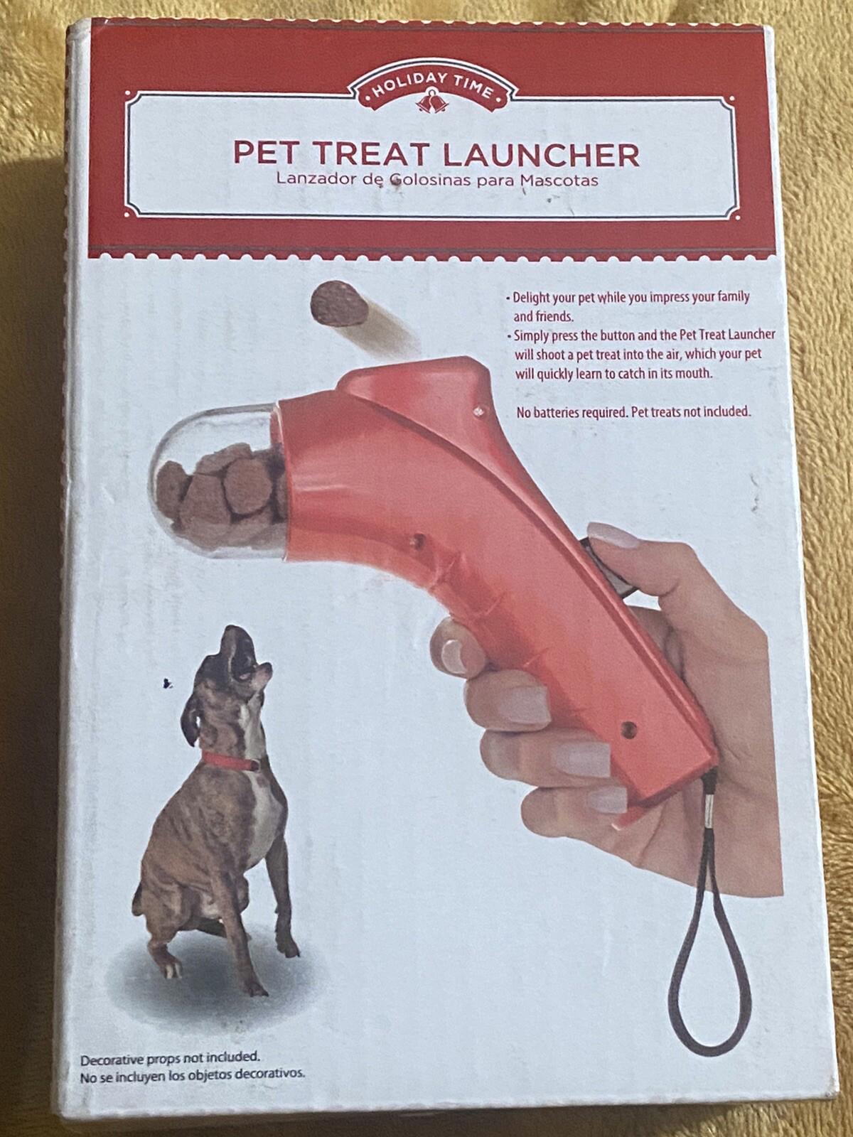 Dog Treat Launcher Great Pet Fun Does Not Require Batteries