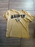 New Orleans Saints Shirt Mens Large Tan NFL Football Team