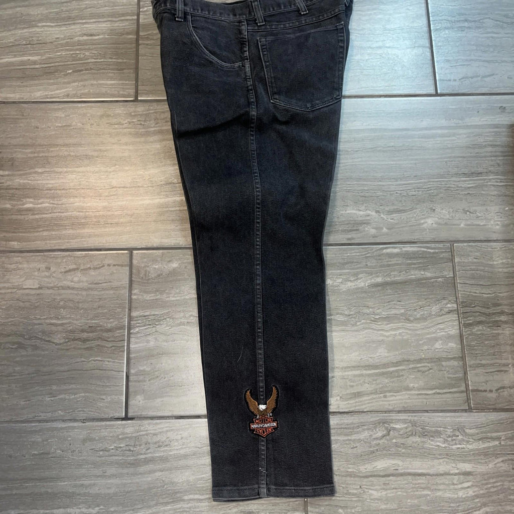 Wrangler Harley Davidson Black Jeans Size 36x30