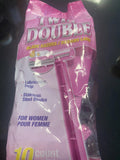 Assured Twin Double Razor Blades Lubricating Strip Count 10