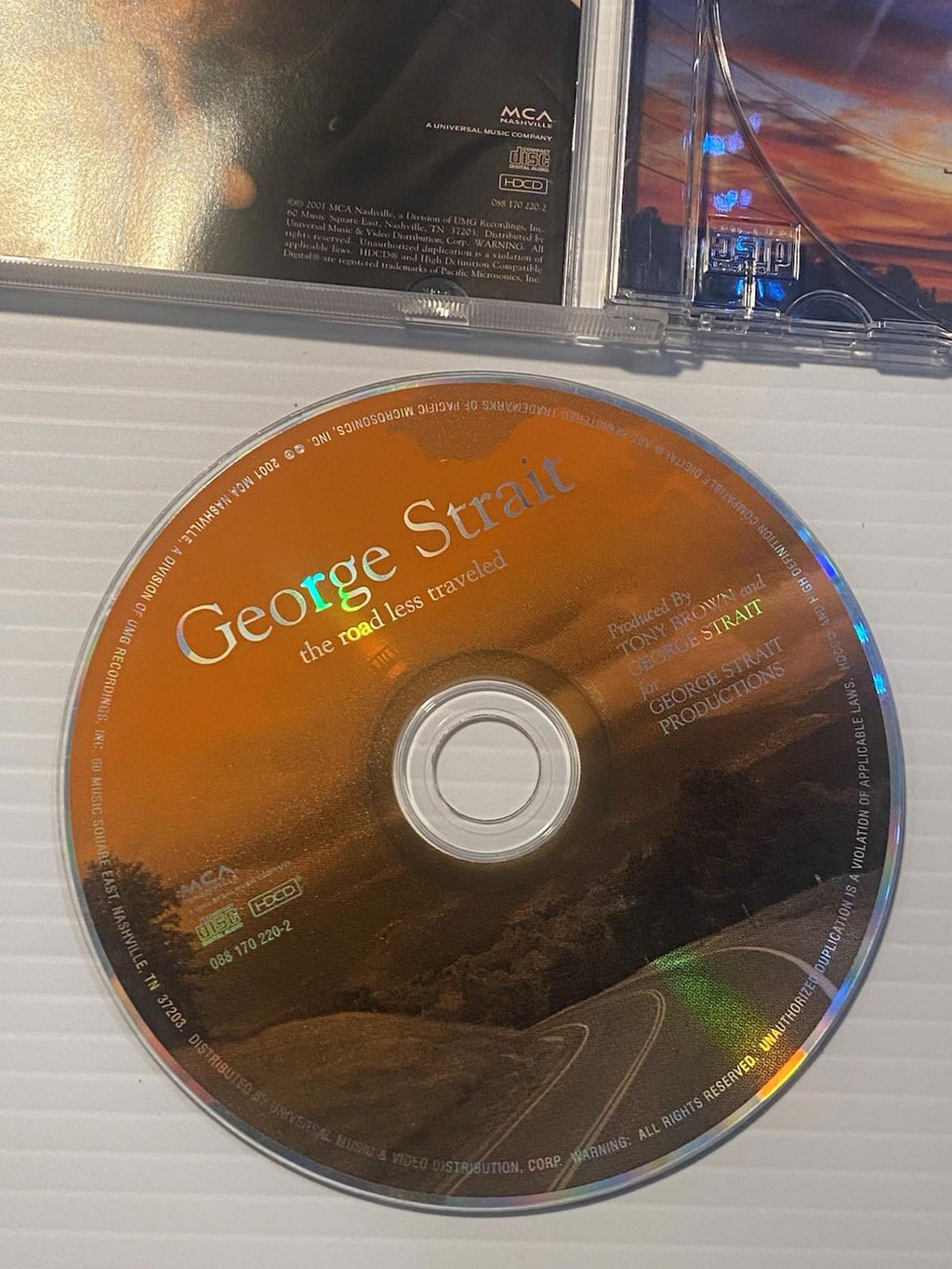 The Road Less Traveled Music CD George Strait MCA Nashville