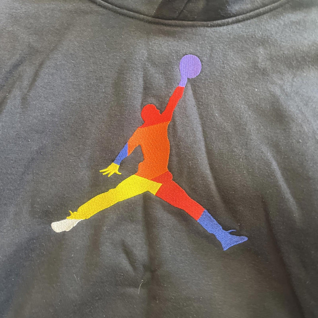Air Jordan Hoodie Y XL Flight Jumpman Multicolor Sweatshirt