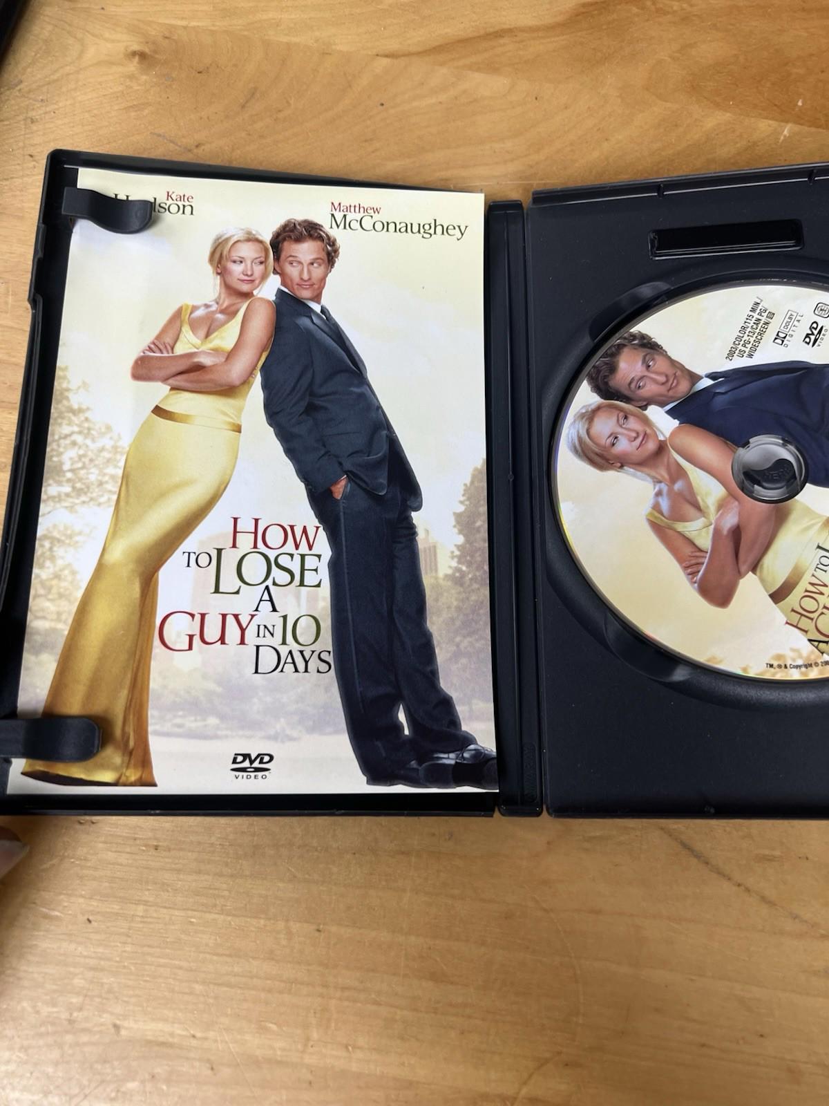 How to Lose a Guy in 10 Days DVD, 2003 Kate Hudson, Matthew