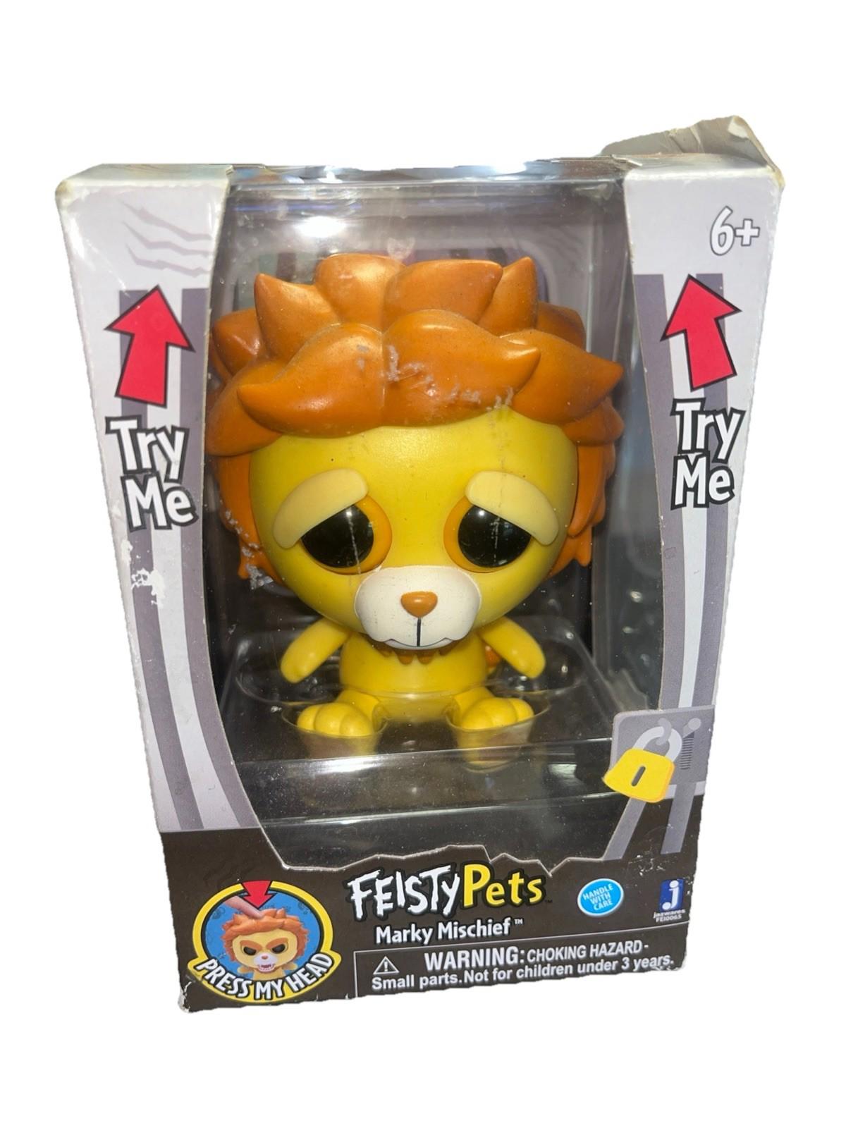 NEW! Feisty Pets - Marky Mischief Lion 4"  Figure Beware!