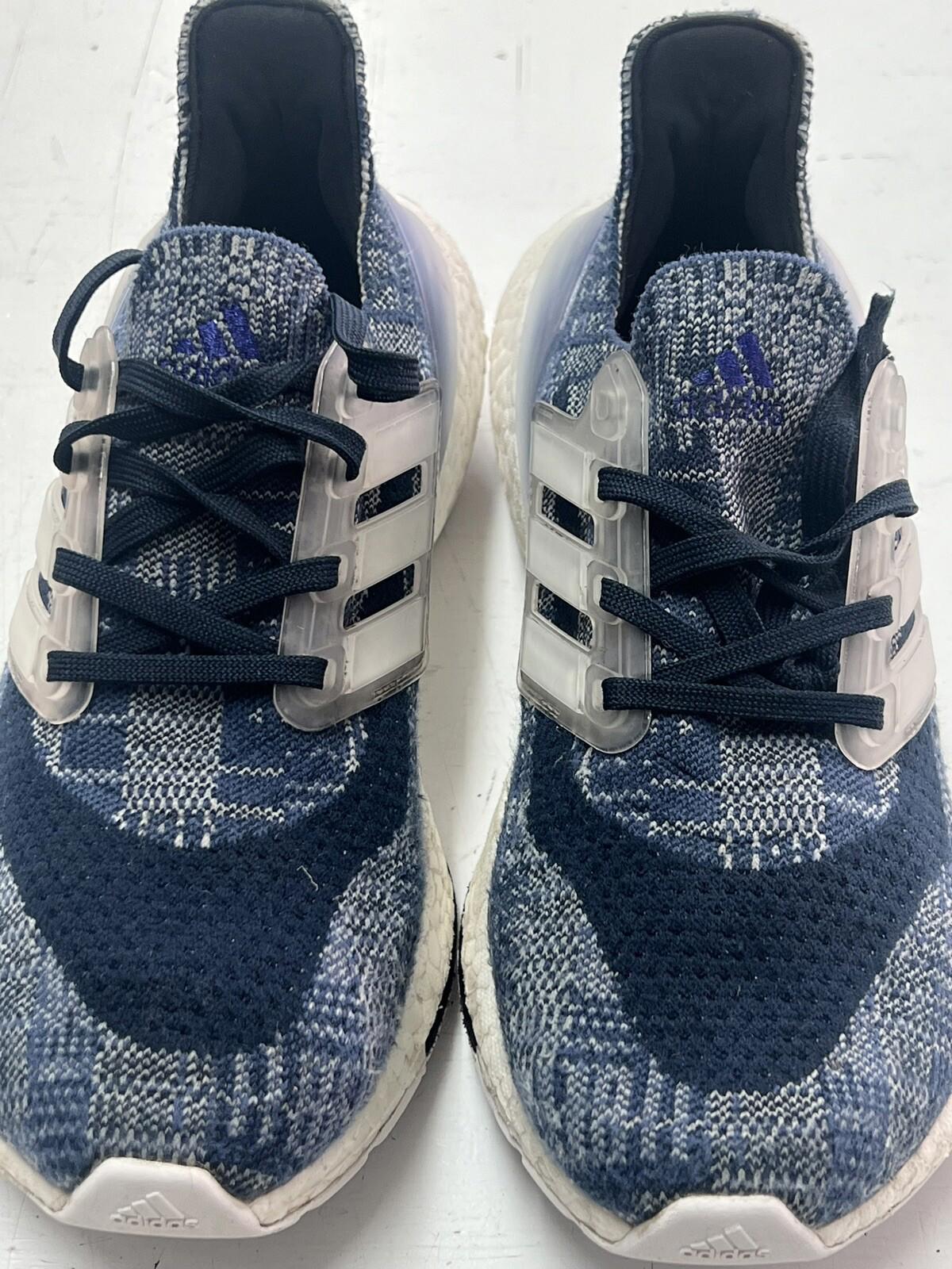 Adidas Ultraboost 21 Running Shoe Prim Blue FZ3084 M:6.5 W 5