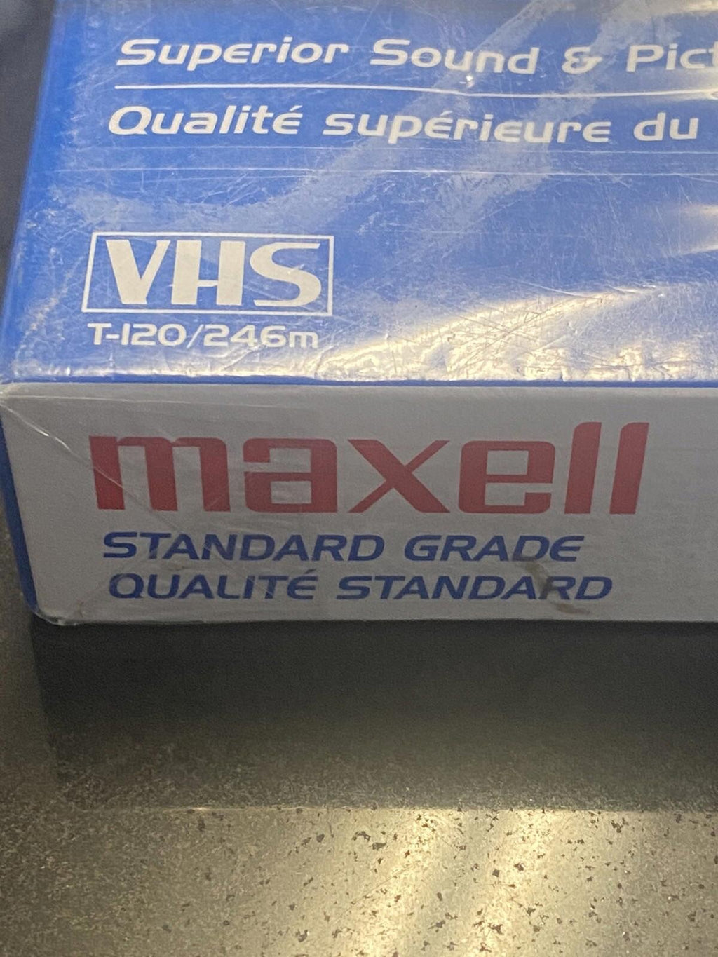 New Maxell Standard Grade T-120 VHS Videocasette 6 Hour VCR