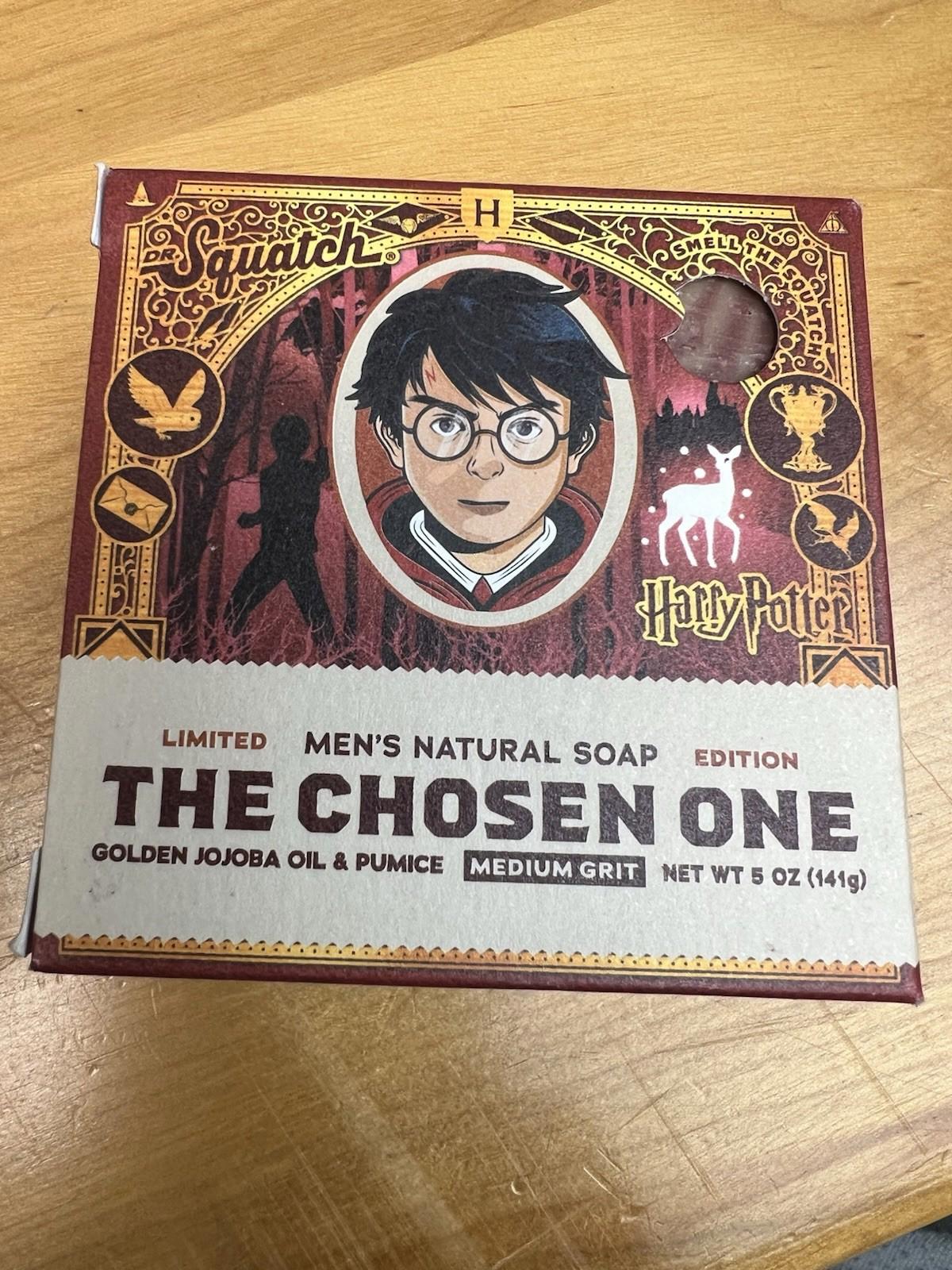 Dr. Squatch Men's Natural Soap Harry Potter The Chosen One