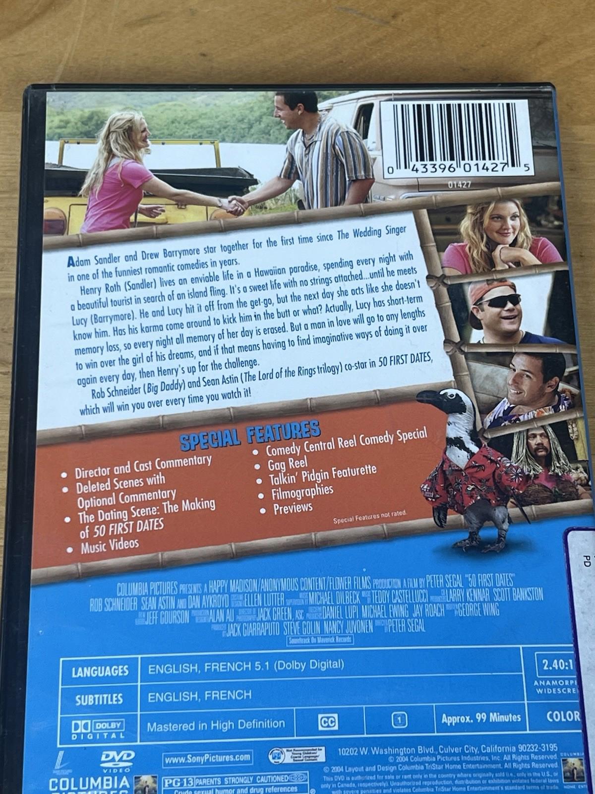 50 First Dates DVD, Widescreen Special Edition Adam Sandler