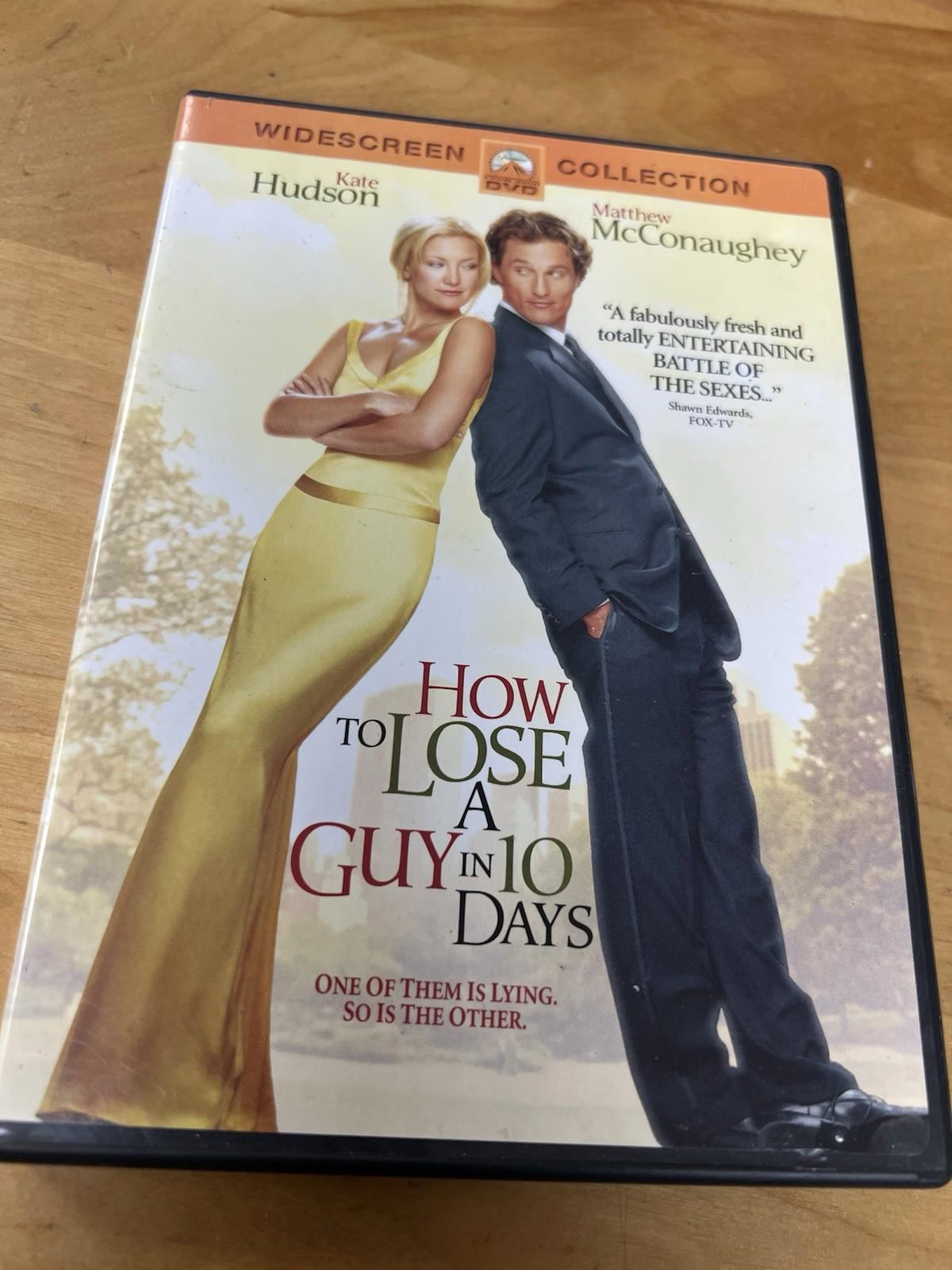 How to Lose a Guy in 10 Days DVD, 2003 Kate Hudson, Matthew