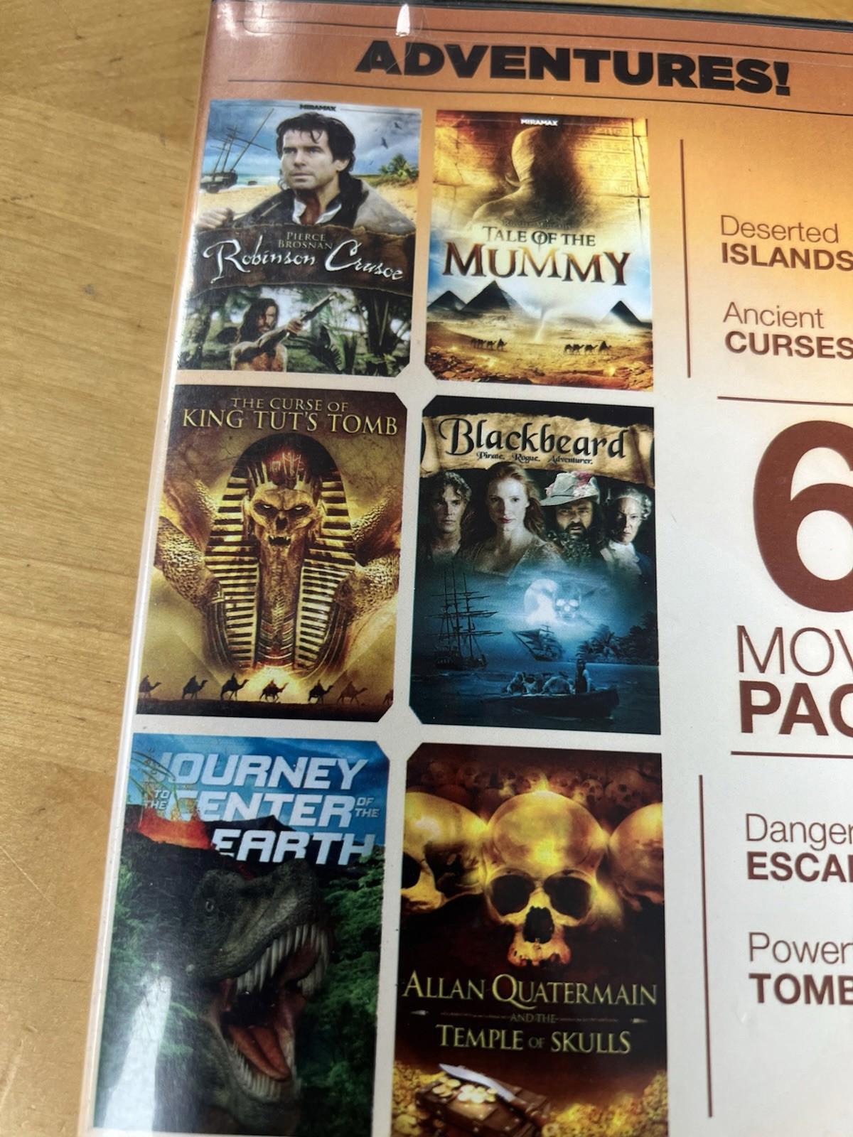 6-Movie Pack: Adventure! DVDs