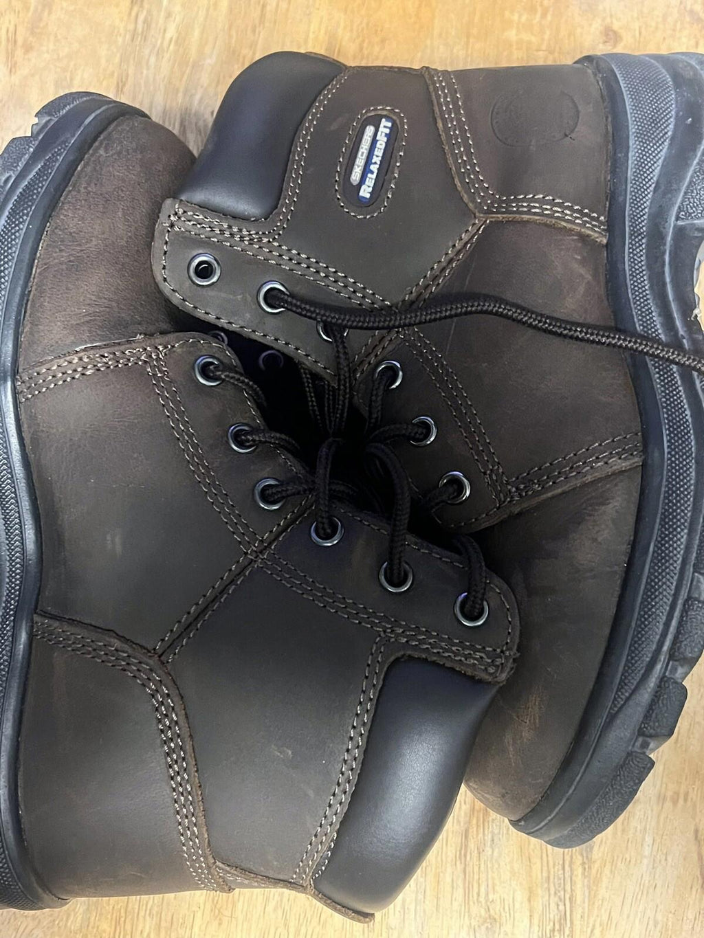 Skechers Relaxed Fit Women 6.5 76561 Workshire Steel Toe