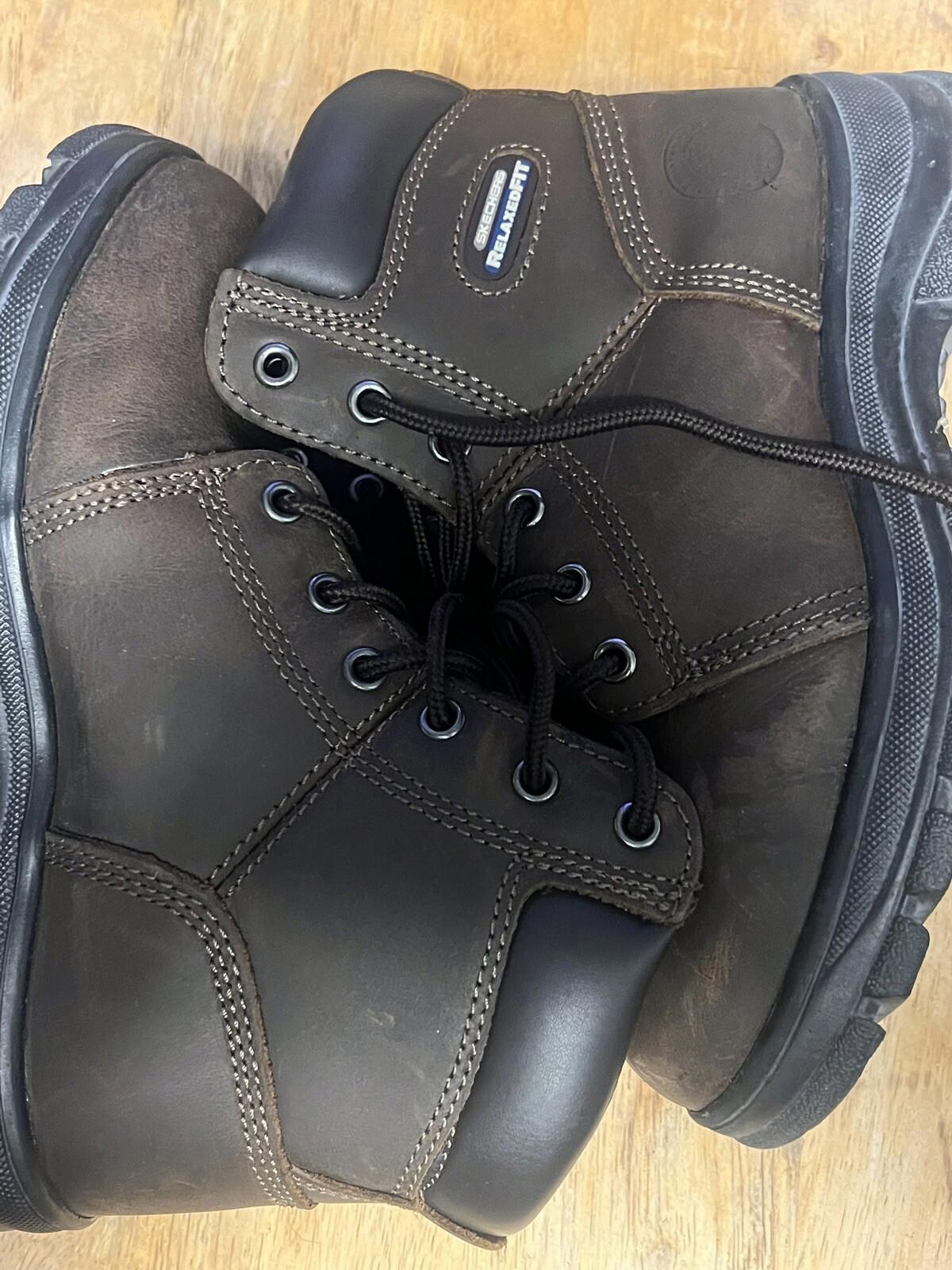 Skechers Relaxed Fit Women 6.5 76561 Workshire Steel Toe