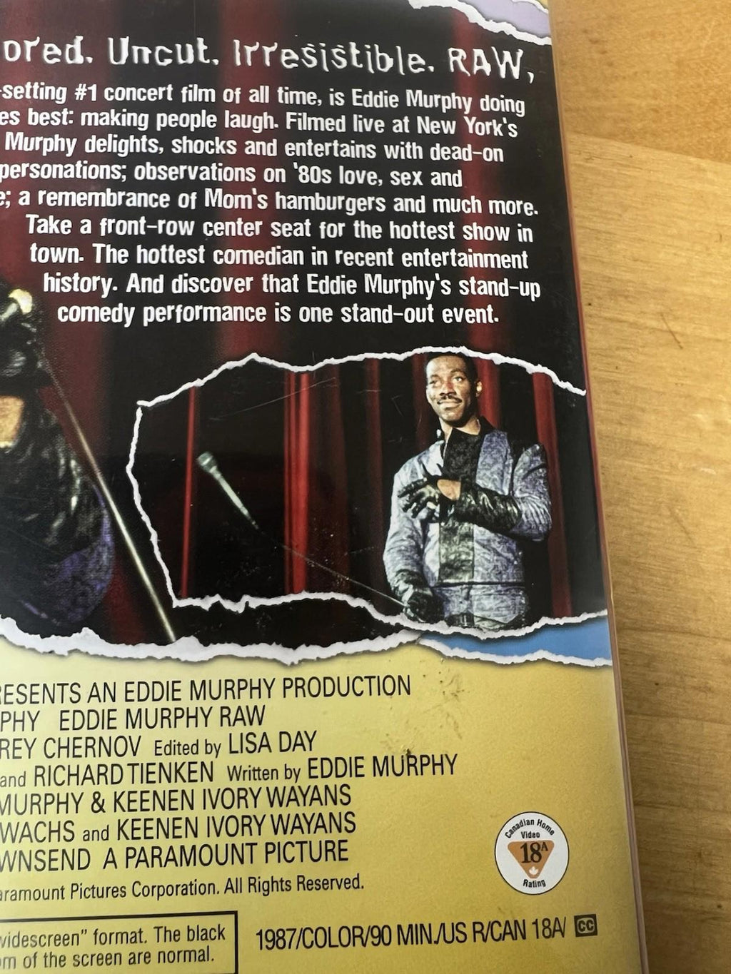 Eddie Murphy Raw (DVD, 1987, Widescreen) Eddie Murphy