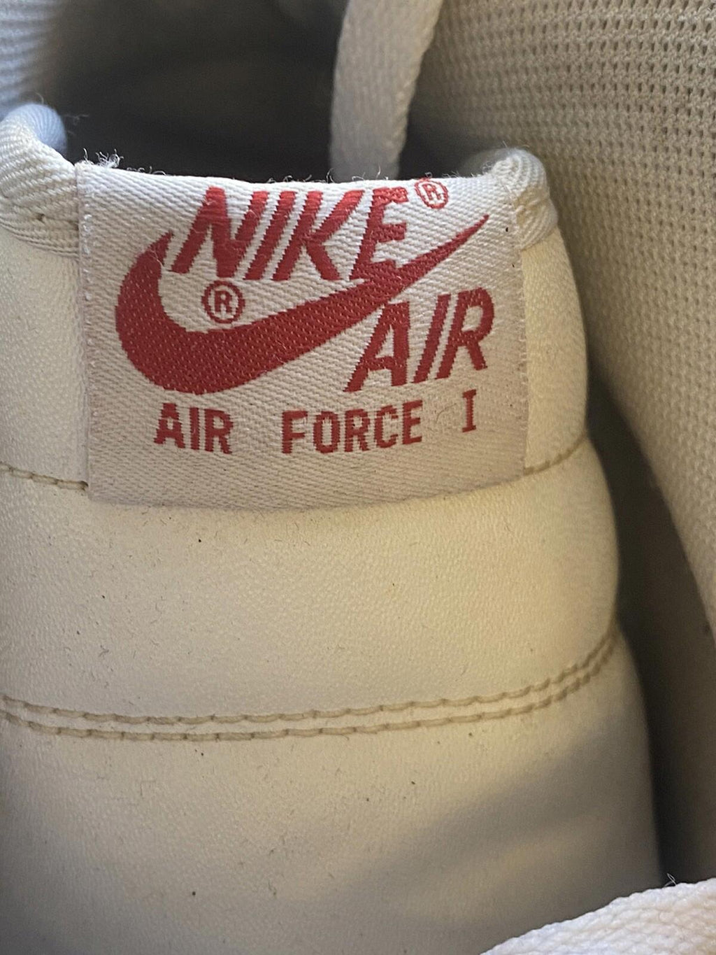 Nike Air Force 1 Mid '07 315123-113 Men White/Red Leather 13