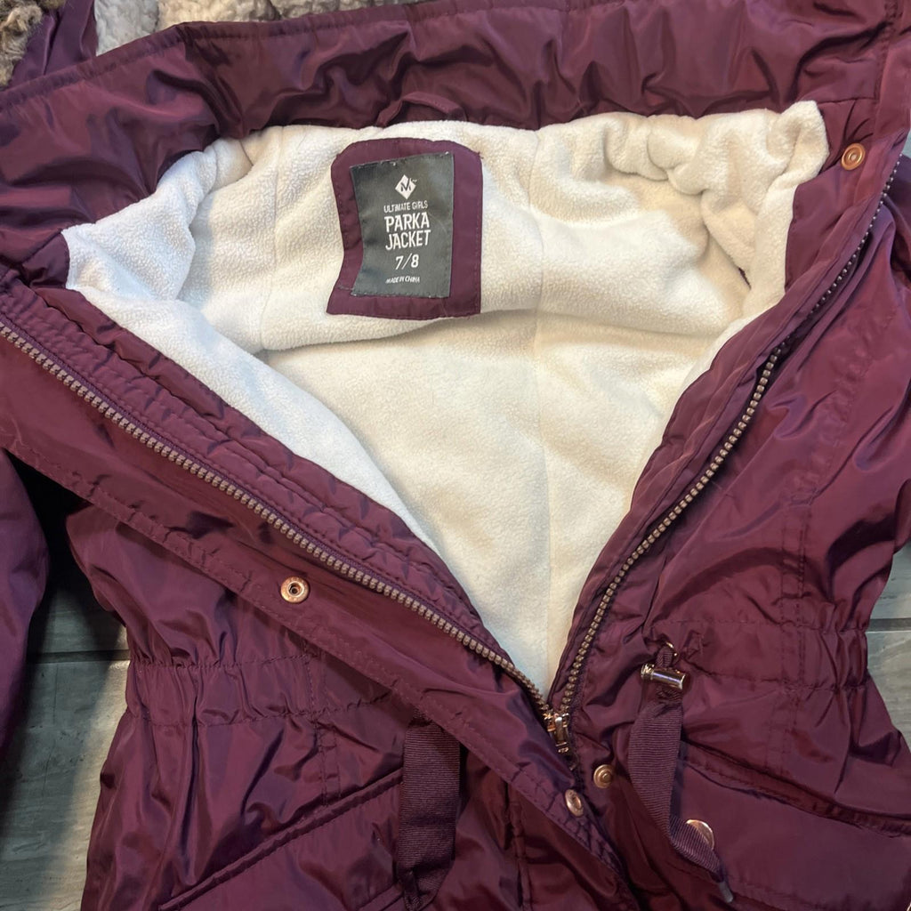 MEMBER'S MARK ULTIMATE GIRL'S PARKA, Purple Size 7/8