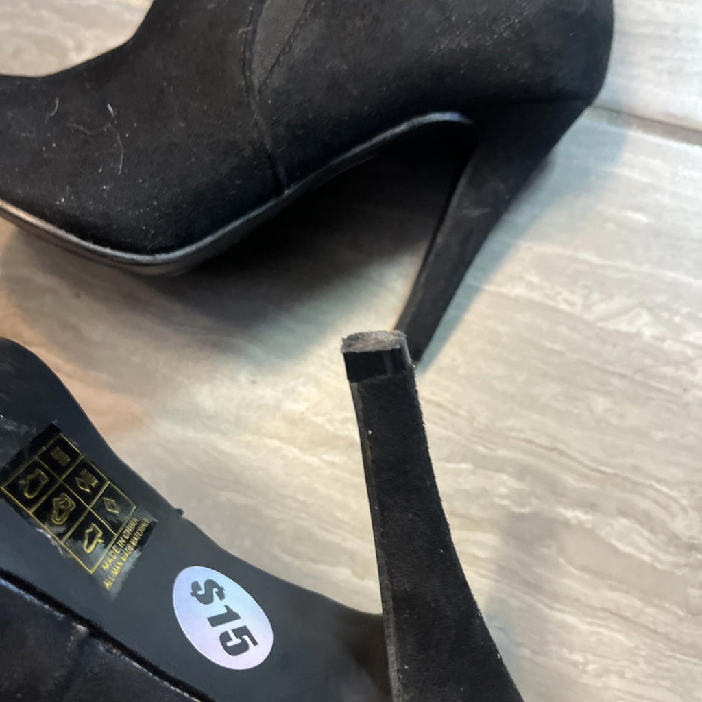 Ankle Boot Bella Marie Kendall 7.5 Suede Black Pumps Booties
