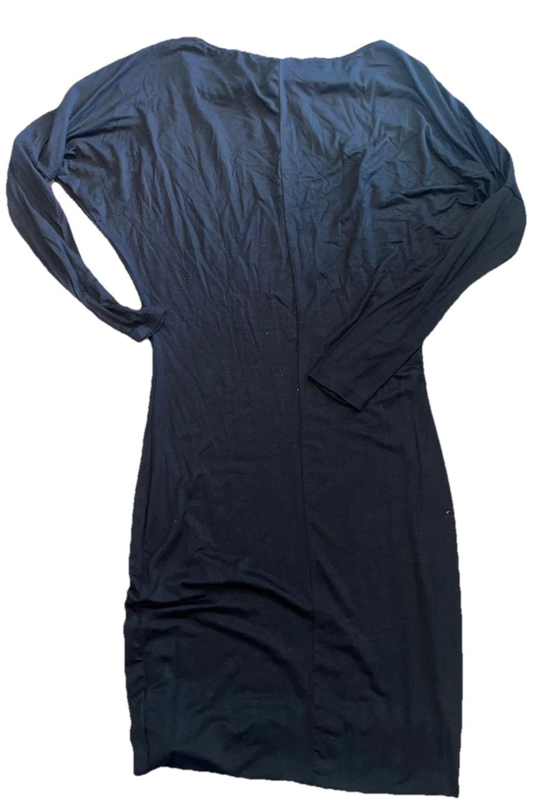 NWT Just Fab Black Maxi Long Sleeve Dress Size Medium