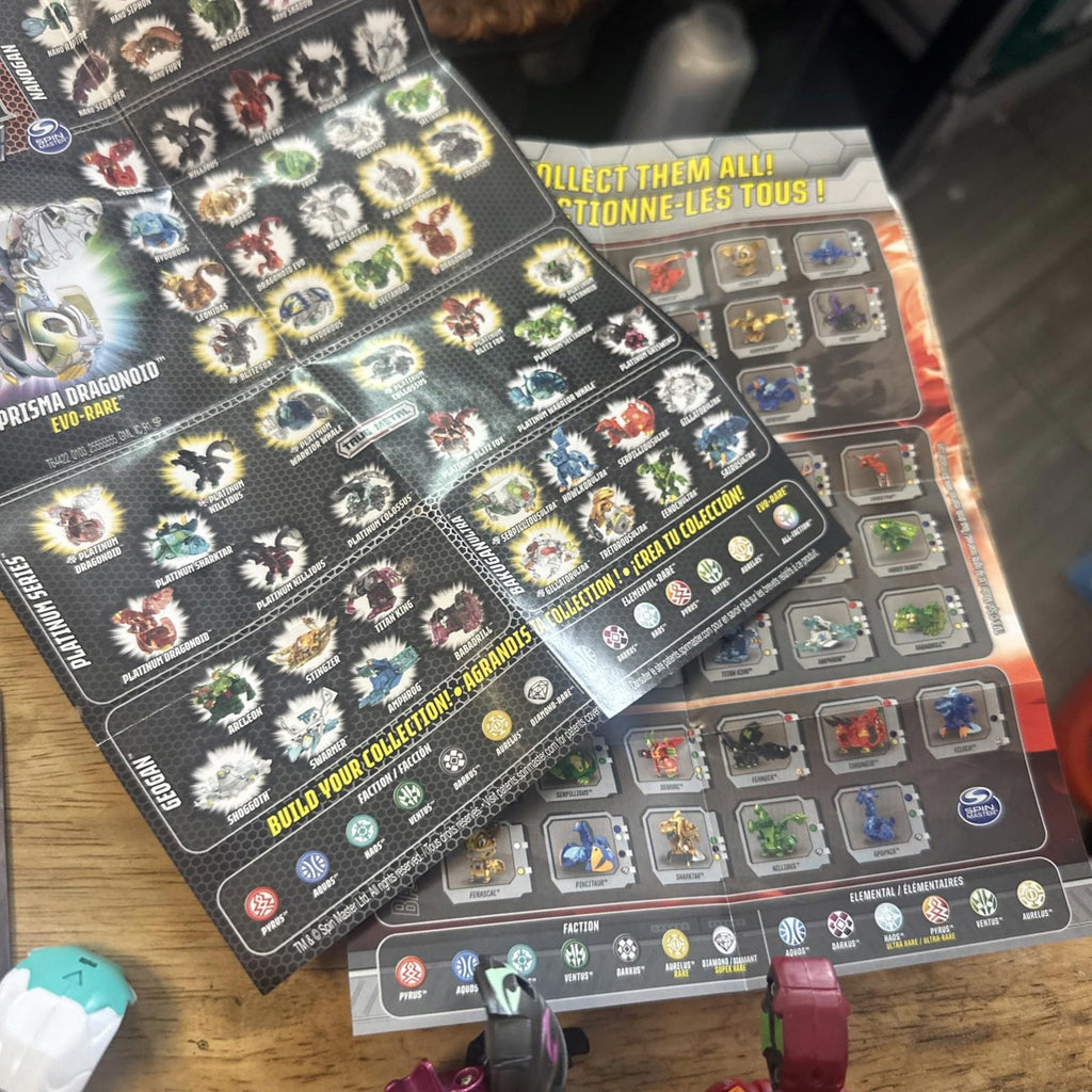 Bakugan Battle Brawlers And Cards 17 Used Magnetic Cards