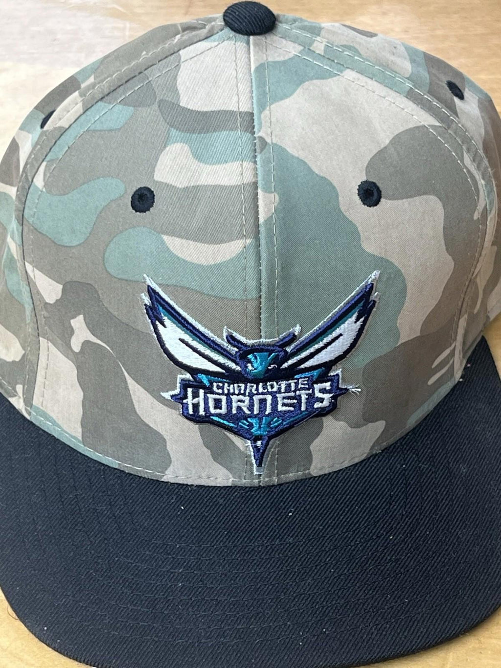 Charlotte Hornets Mitchell And Ness Camo Hat
