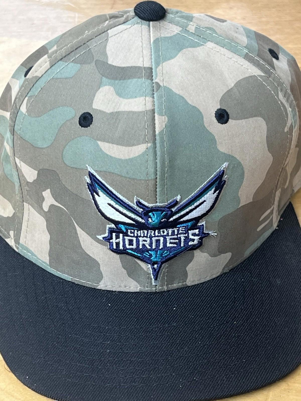 Charlotte Hornets Mitchell And Ness Camo Hat