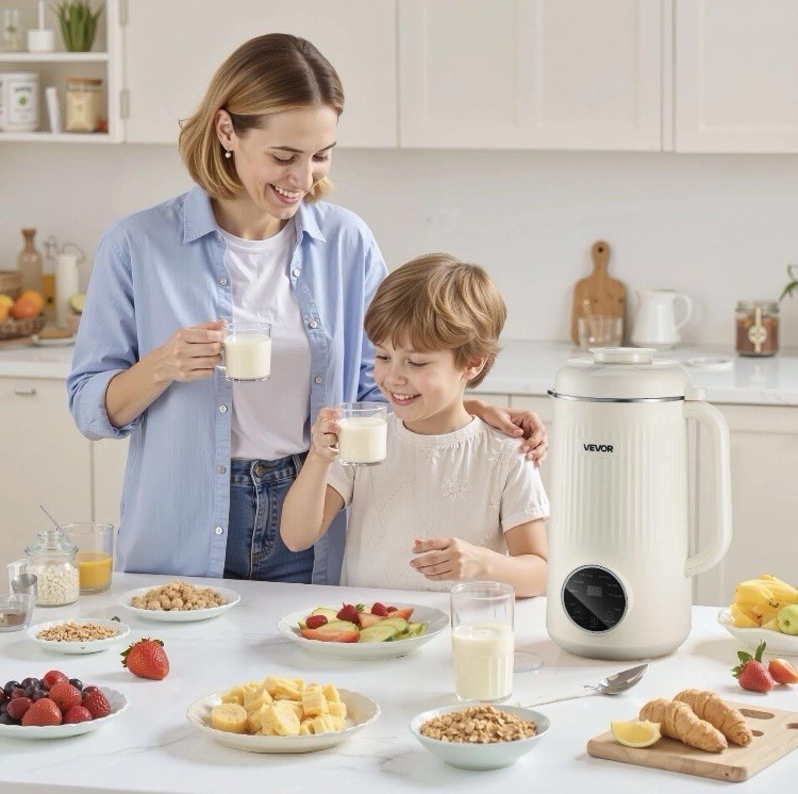 VEVOR 8-in-1 Nut Milk Maker 41 oz Soy Milk Maker Homemade