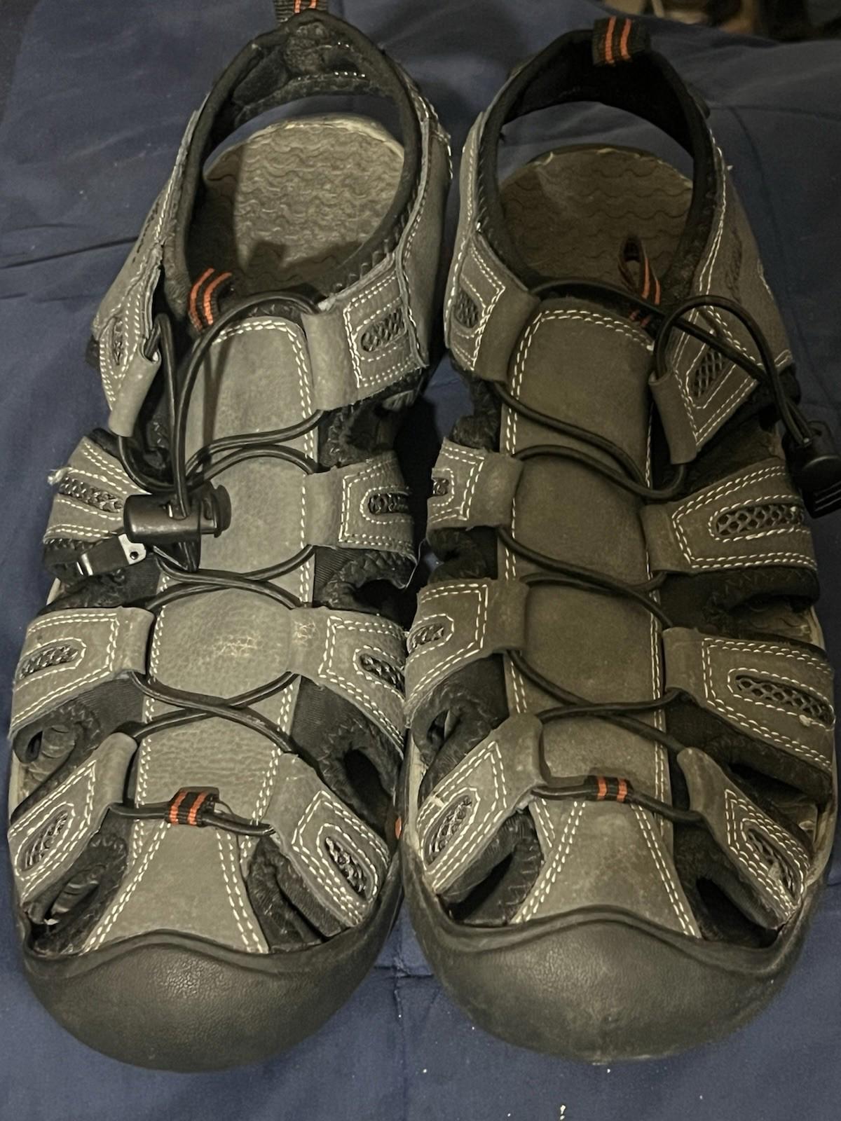 Eddie Bauer Men's Water Sandal Size 11 Grey