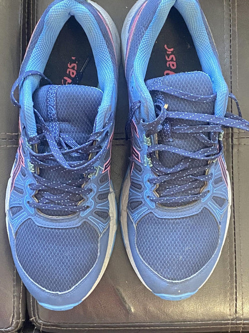 Asics Womens 12  Gel Venture 7 Sneakers 1012A476 Shoes Purpl