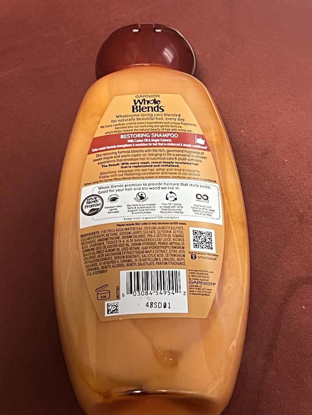 Garnier Whole Blends Restoring Conditioner, Maple Remedy