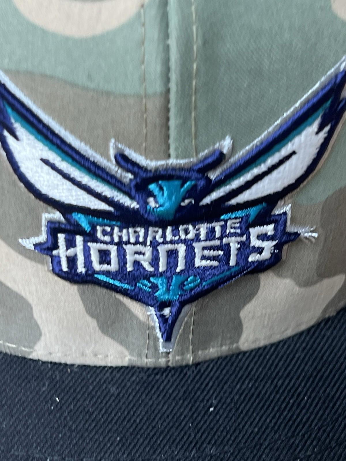Charlotte Hornets Mitchell And Ness Camo Hat