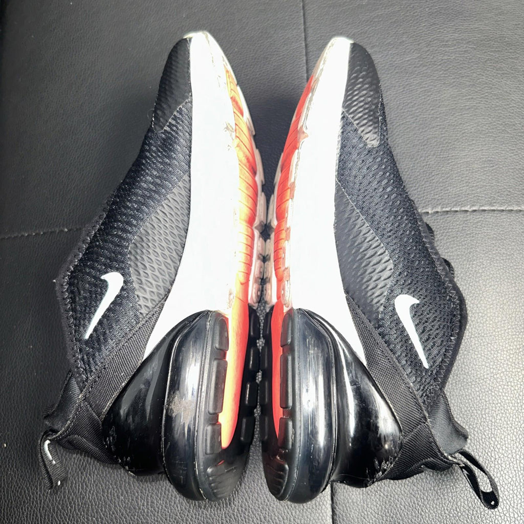 NIKE AIR MAX 270 BLACK WHITE PRE SCHOOL AO2372 001 Size 2.5Y