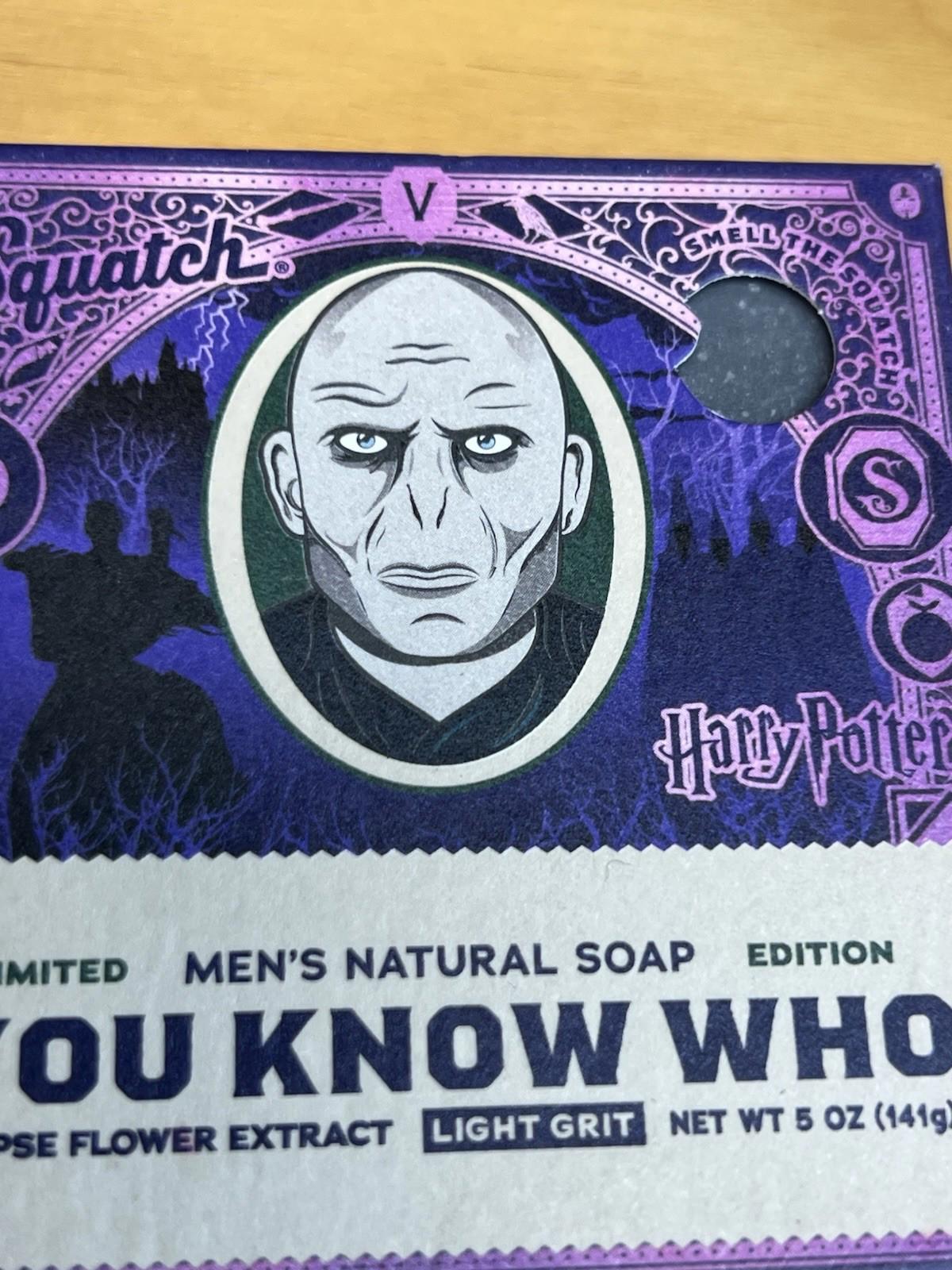 Harry Potter Dr. Squatch Men's Natural Soap You Know Who 5oz