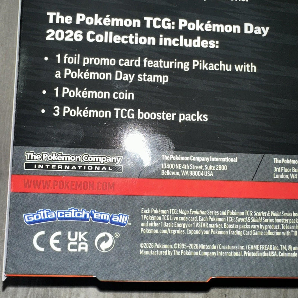 Pokémon TCG: Pokémon Day 2026 Collection - New Ready to Ship