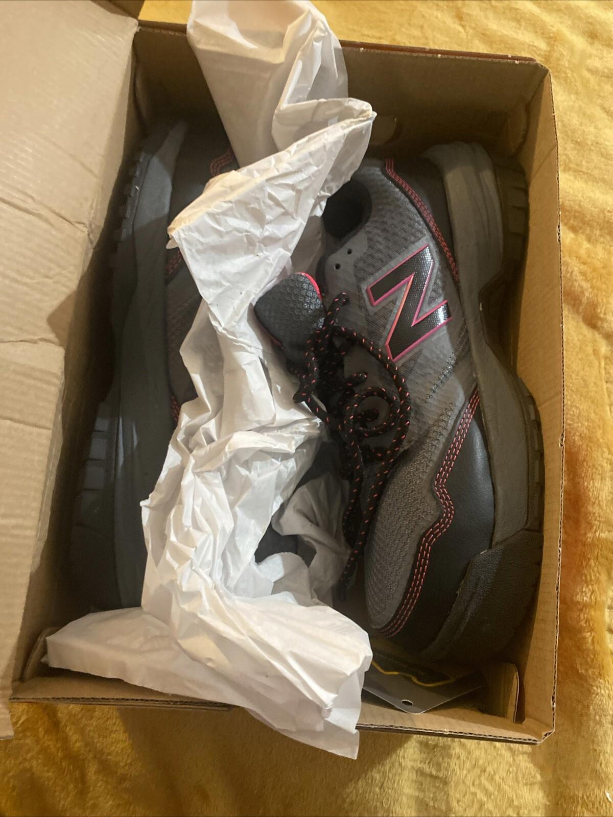 NEW BALANCE WID589T1 WOMEN'S COMPOSITE TOE SAFE GRAY PINK 10