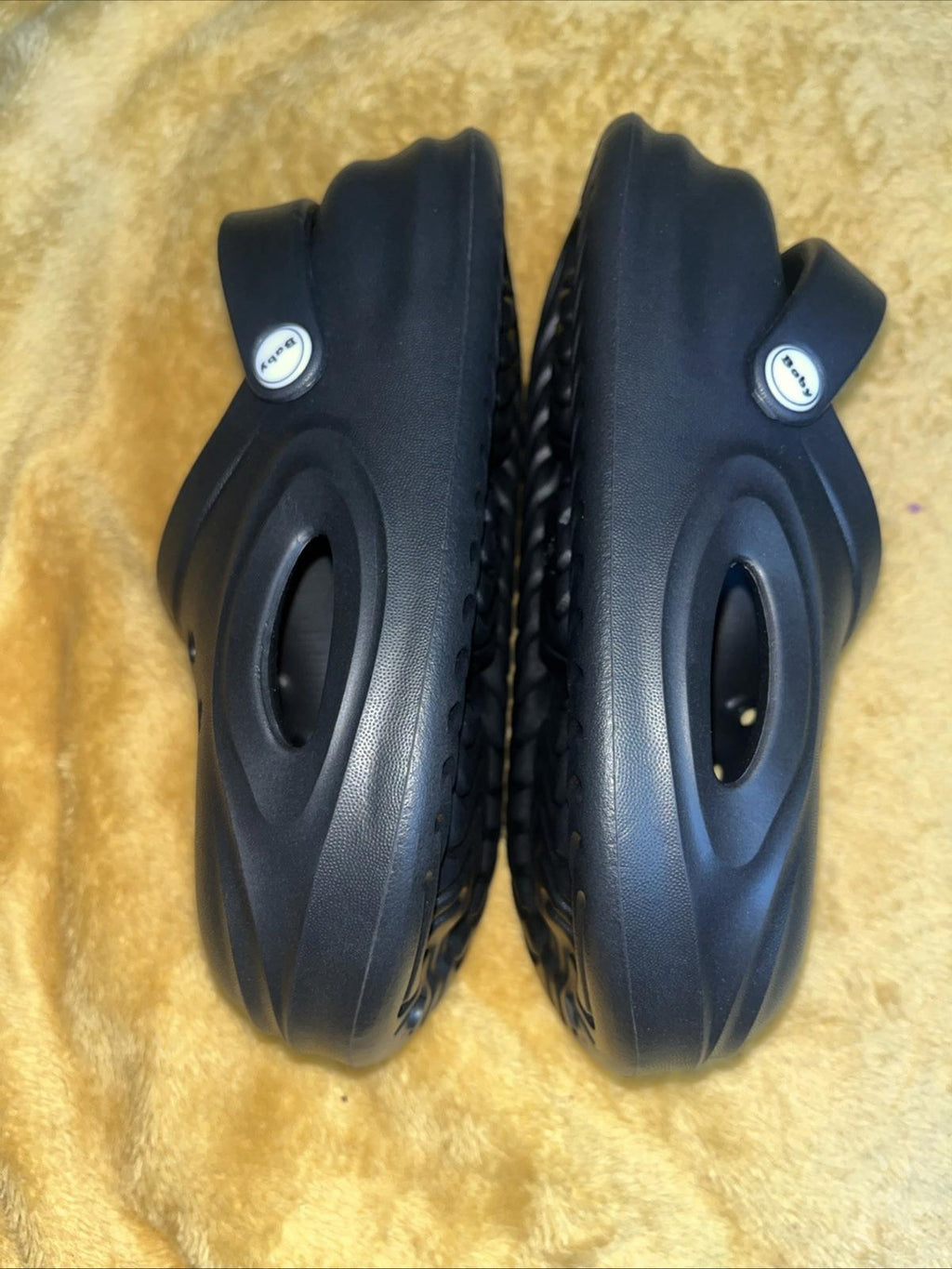fliozy kids garden clogs black size 12-13 kids