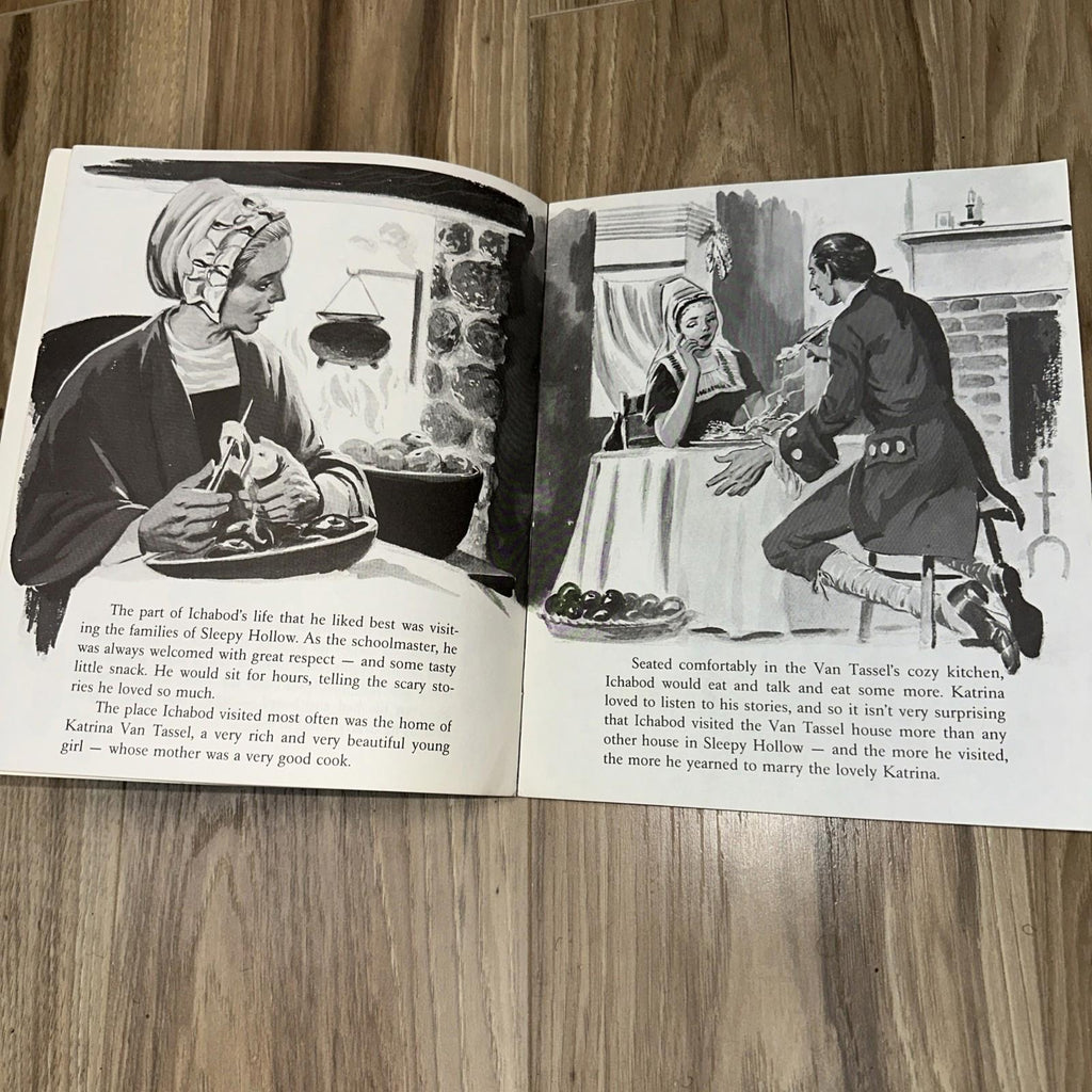 The Headless Horseman Of Sleepy Hollow Book Record Set vtg