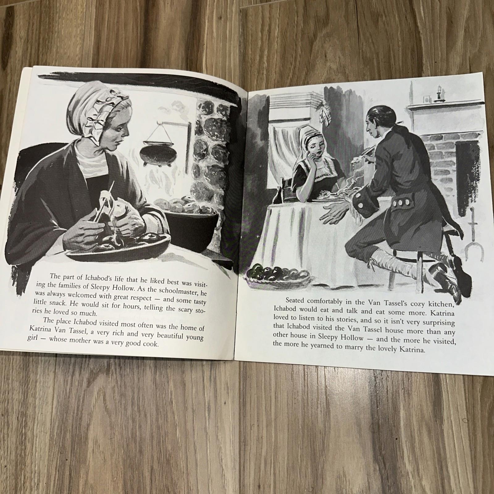 The Headless Horseman Of Sleepy Hollow Book Record Set vtg