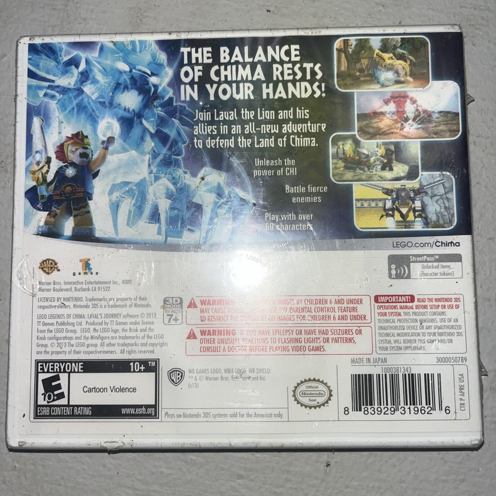 LEGO Legends of Chima Lavals Journey Nintendo 3DS Sealed New