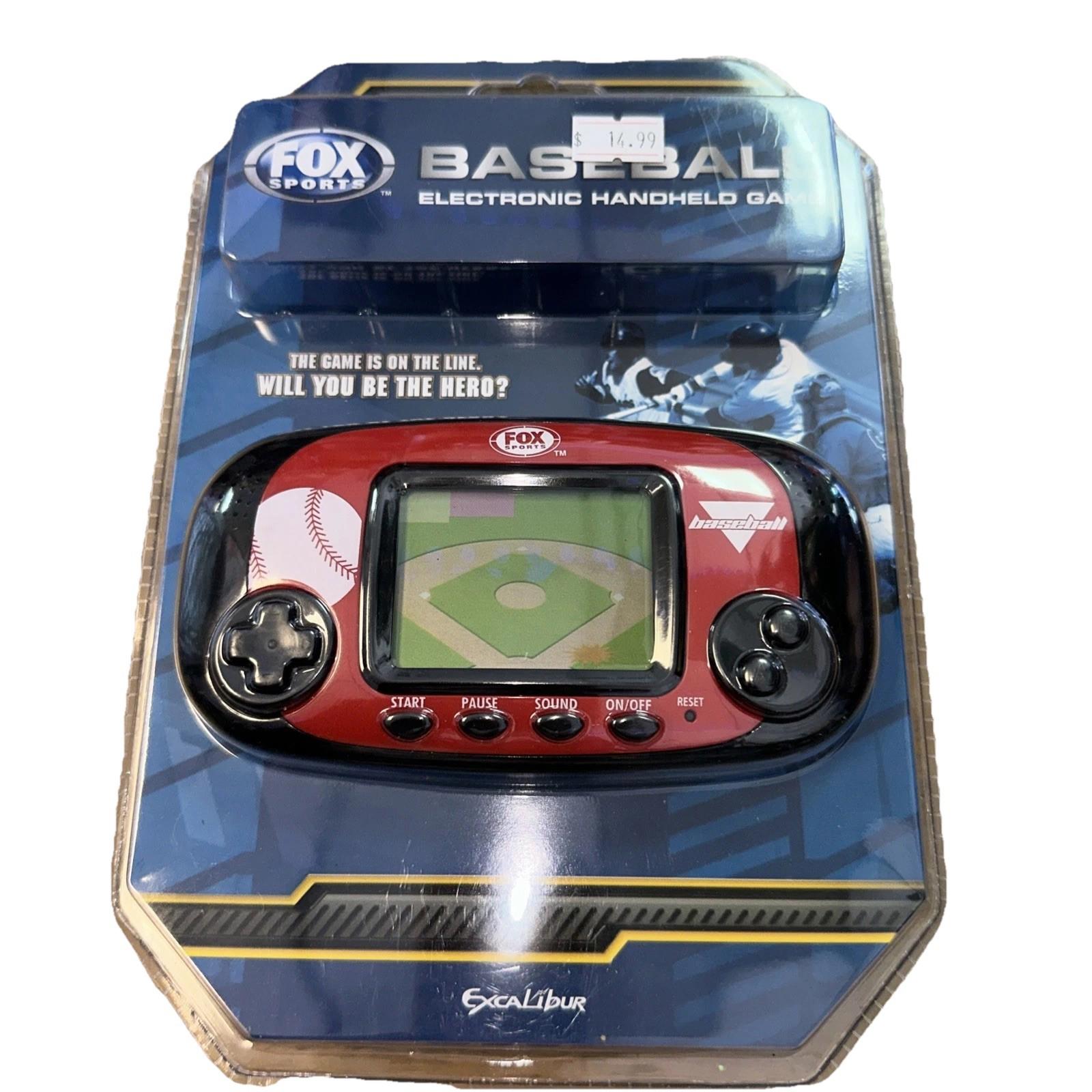 Electronic Baseball Handheld Game Fox Sports MLB Excalibur