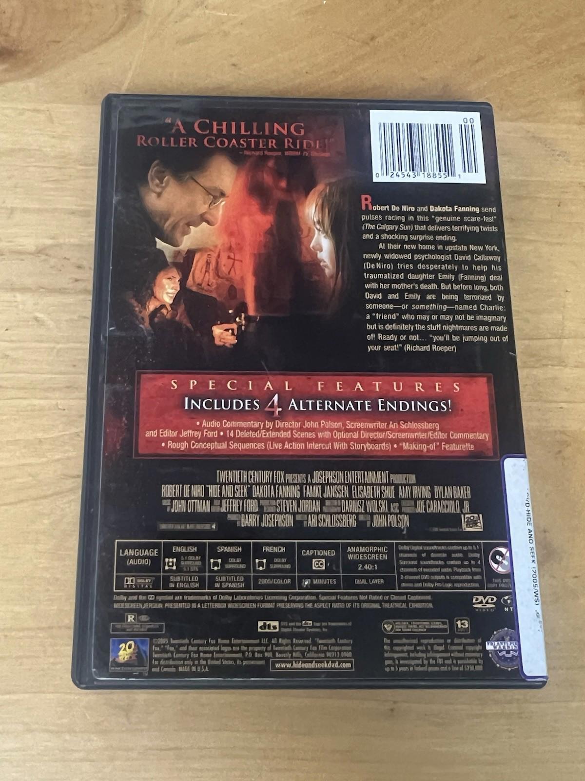 Hide and Seek - DVD - GOOD