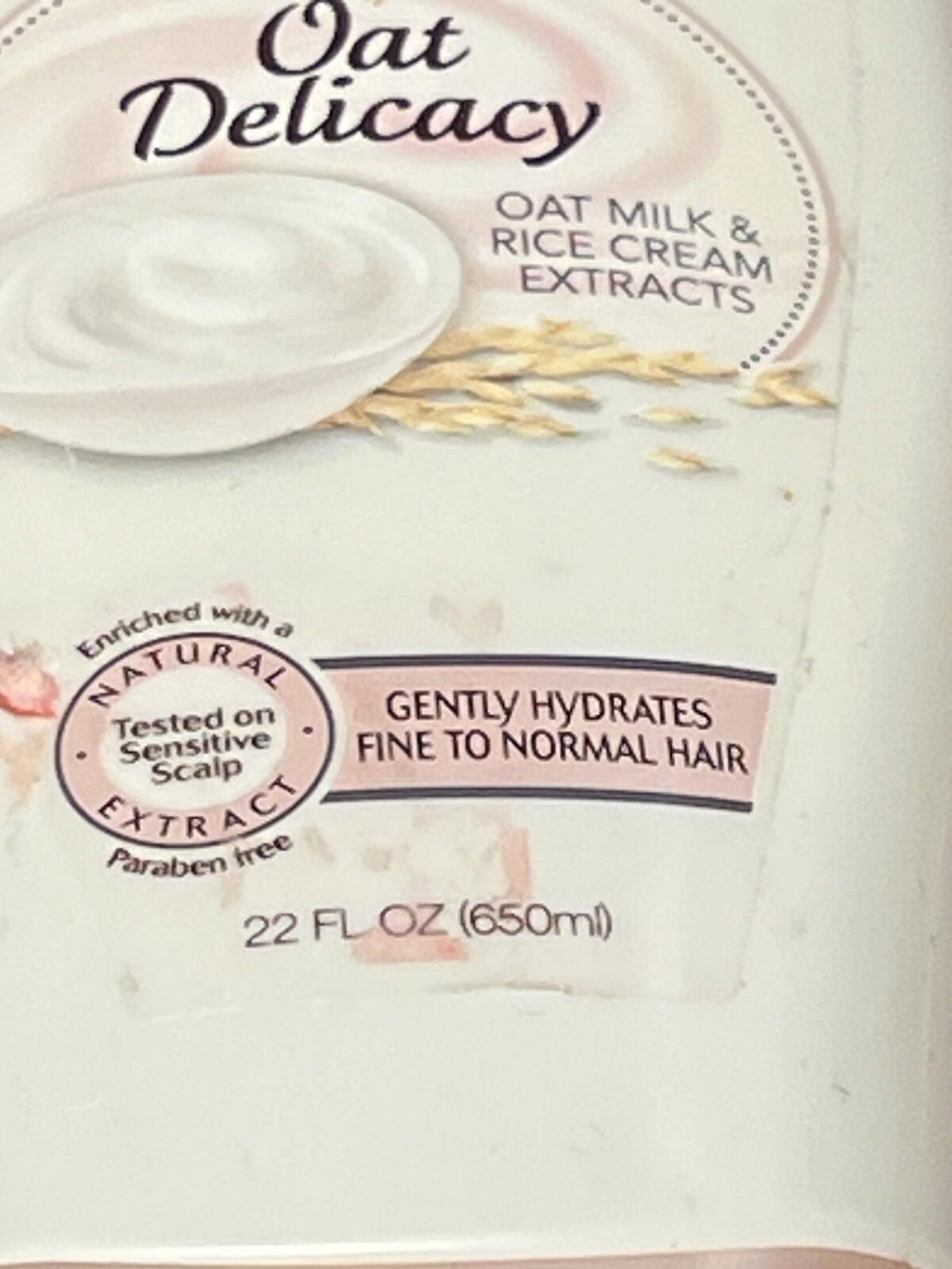 NEW~Garnier Whole Blends Oat Delicacy~Gentle Shampoo~22 oz