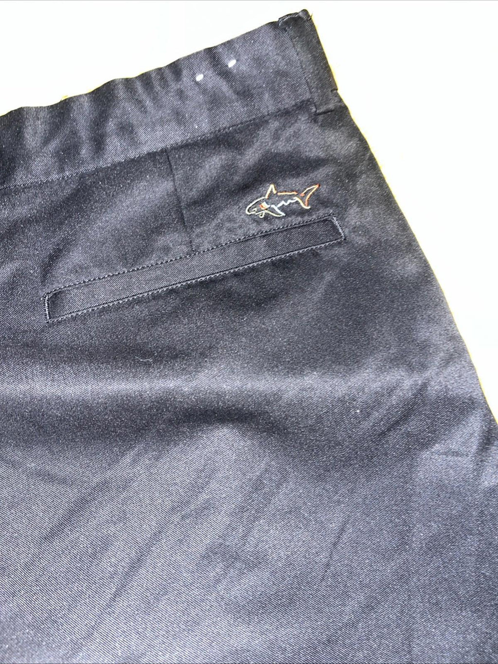 Greg Norman Golf Shorts Blue 42 Flat Front Belt Loop Pockets