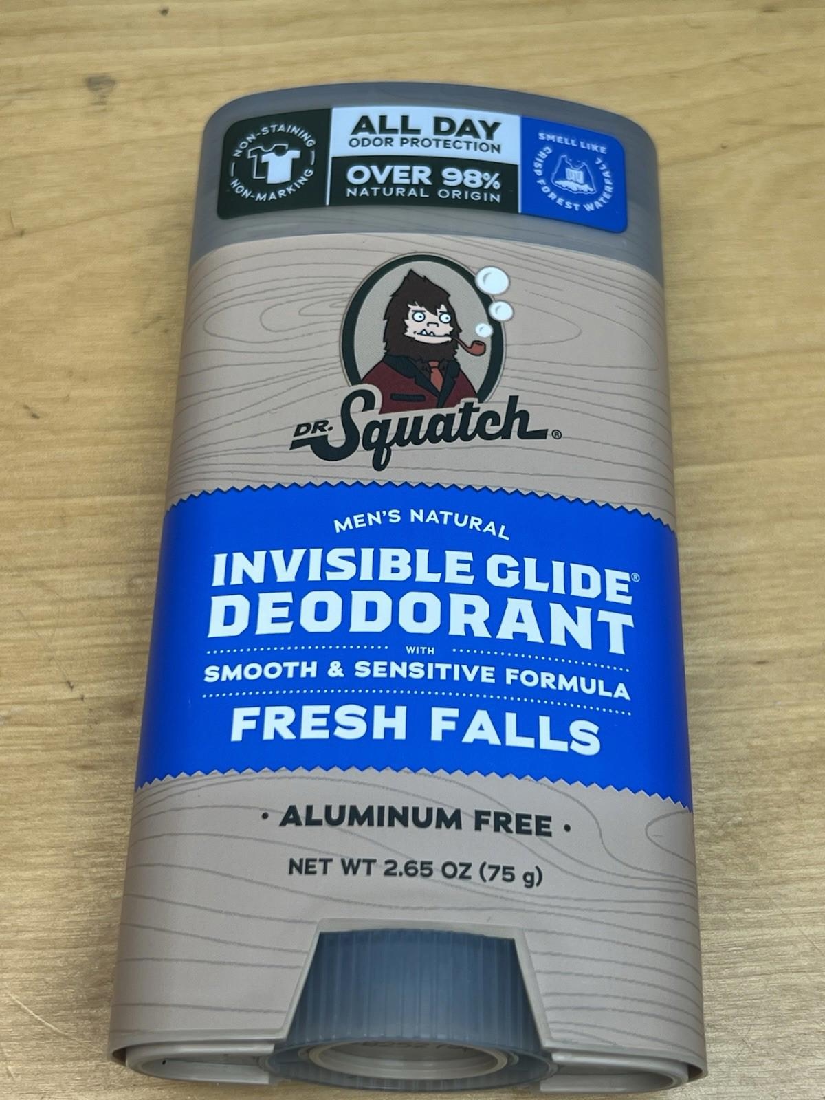 Dr. Squatch Mens Fresh Falls Natural Deodorant 2.65oz