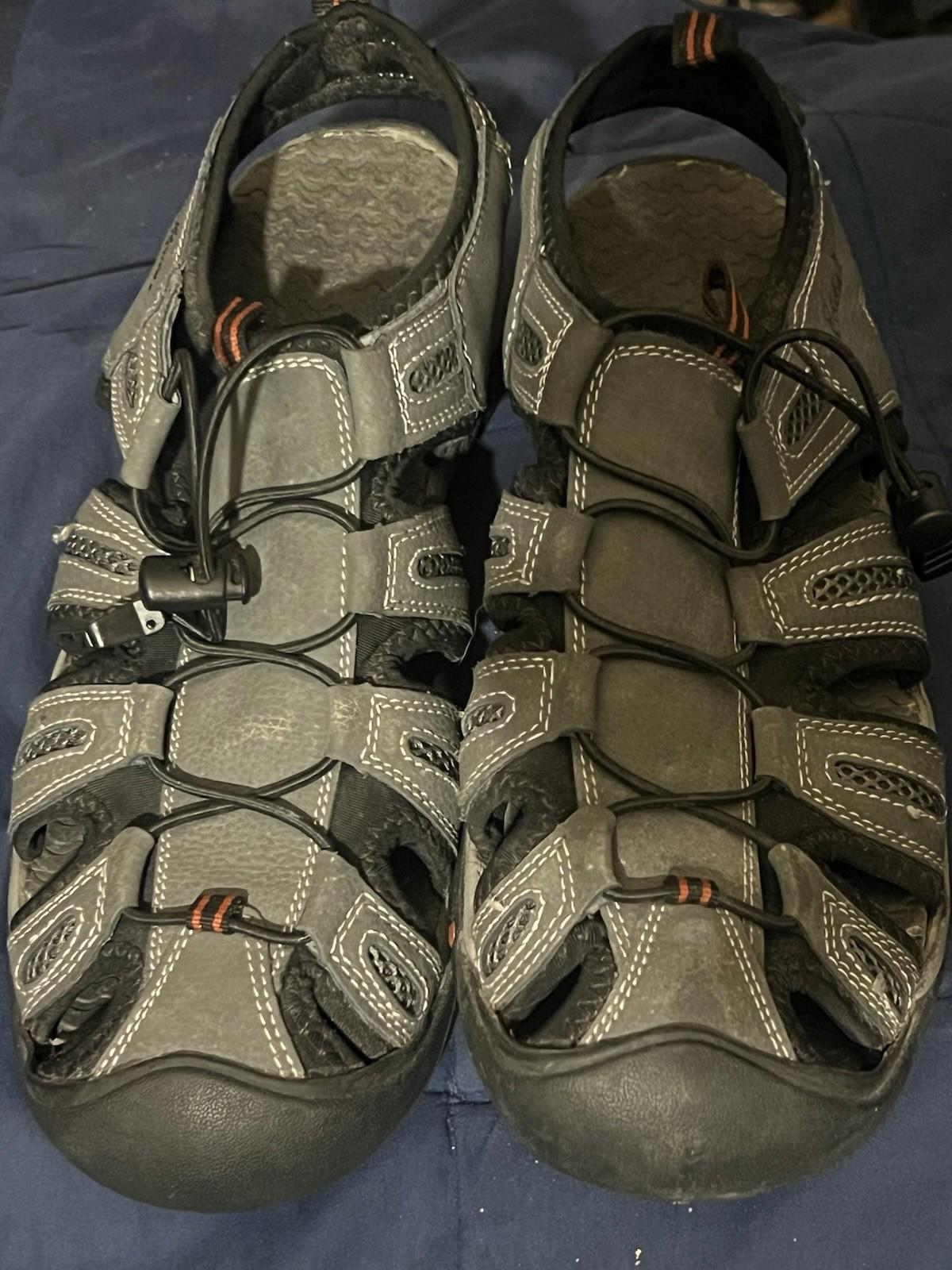 Eddie Bauer Men's Water Sandal Size 11 Grey
