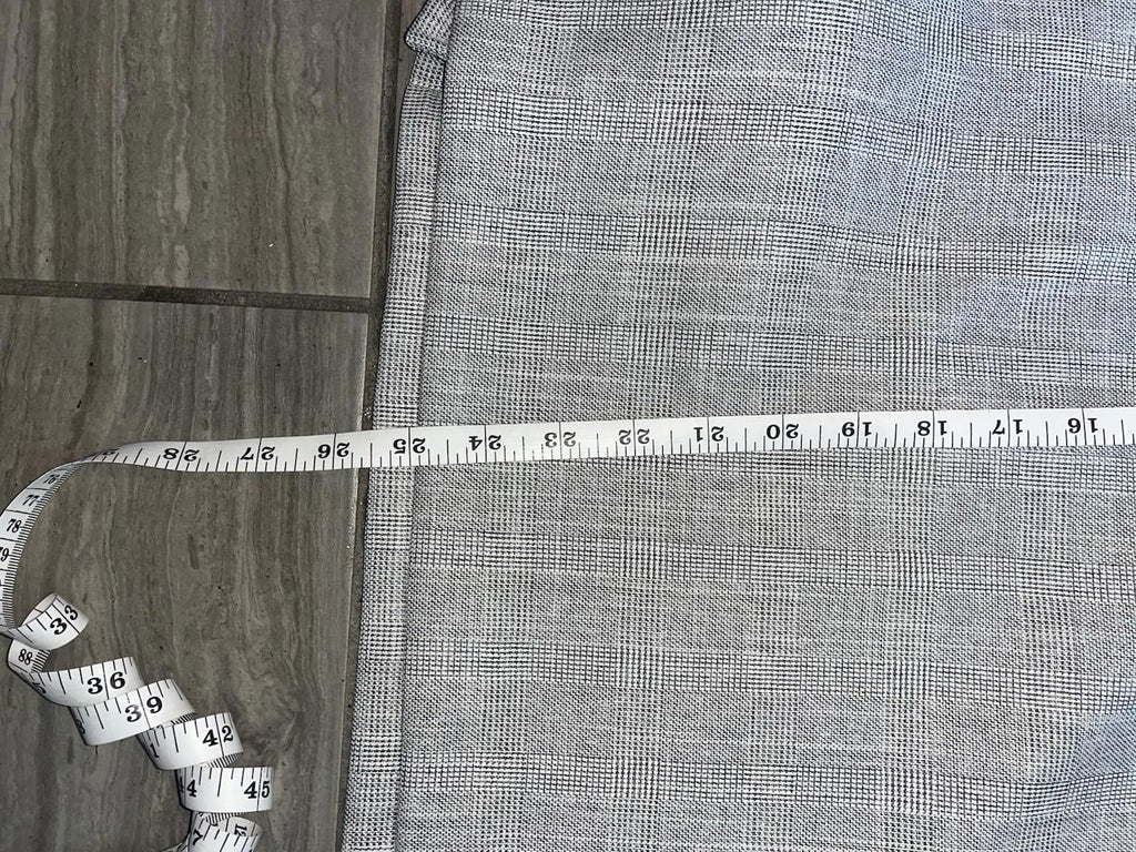 T.Milano Gray Plaid 3/4 Sleeve Ruffle Jacket Skirt Set 22W
