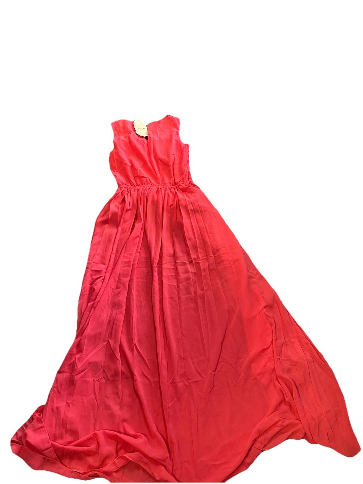 Neslay Maxi Beaded Pink Sleeveless Formal Dress Size Small