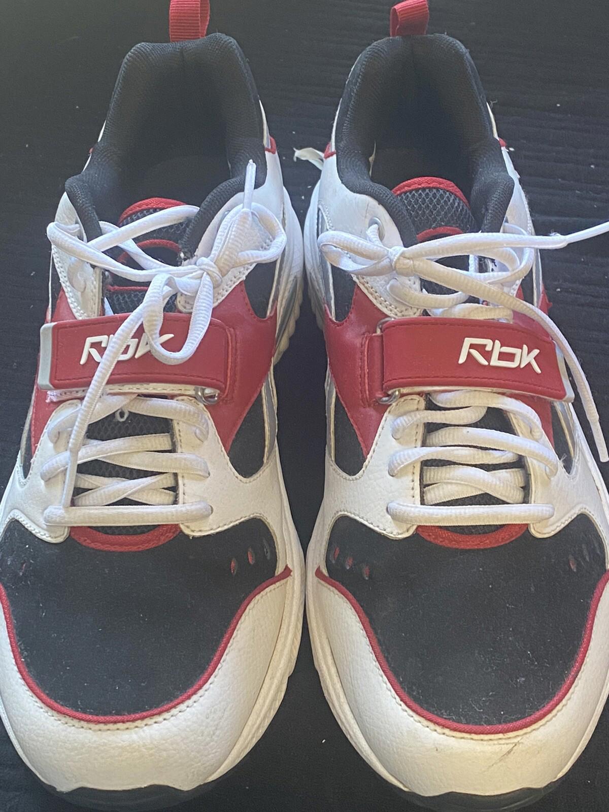 Reebok RB-704 FLU 2-177611 red black white shoes Size 12