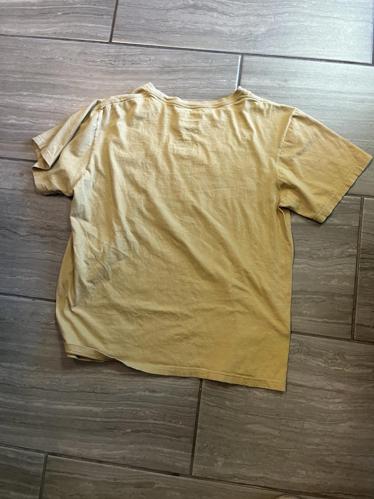New Orleans Saints Shirt Mens Large Tan NFL Football Team