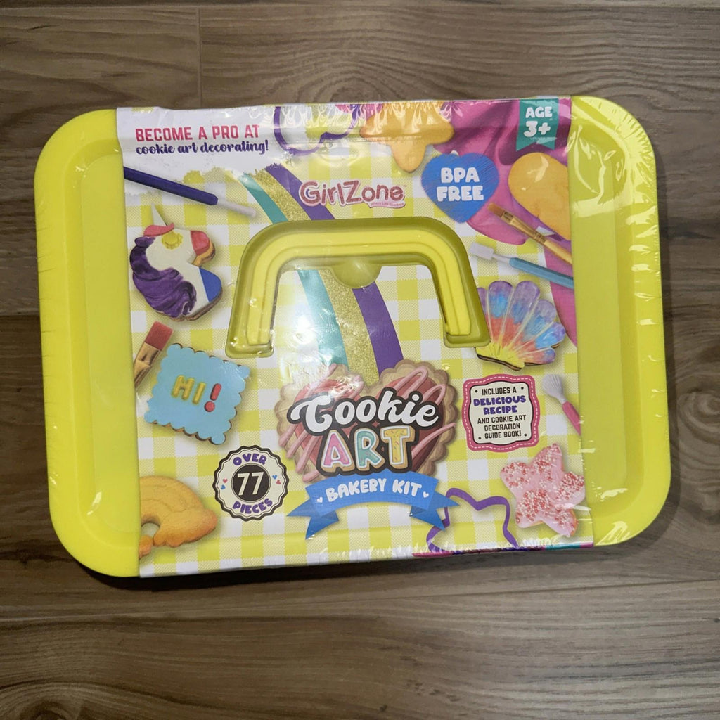 GirlZone Cookie Art Bakery Kit Decorate Cookies Using Sugar