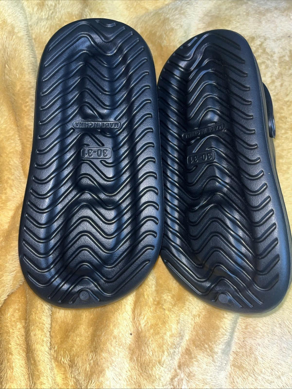 fliozy kids garden clogs black size 12-13 kids