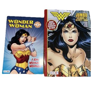 Set Of 2 Wonder Woman’s Coloring And 1-3 Grade Reading Books New